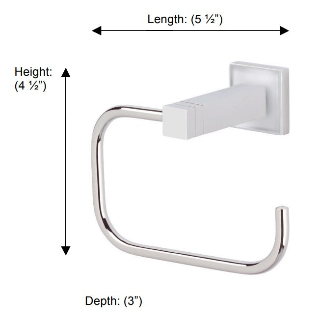 Valsan - CUBIS-PLUS Toilet Roll Holder without Lid
