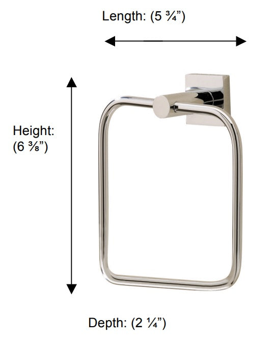 Valsan - BRAGA Small Towel Ring, 6"