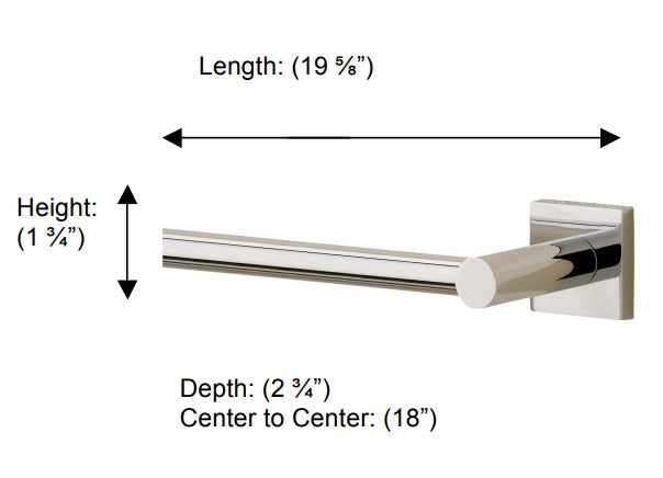 Valsan - BRAGA - Towel Rail 20”