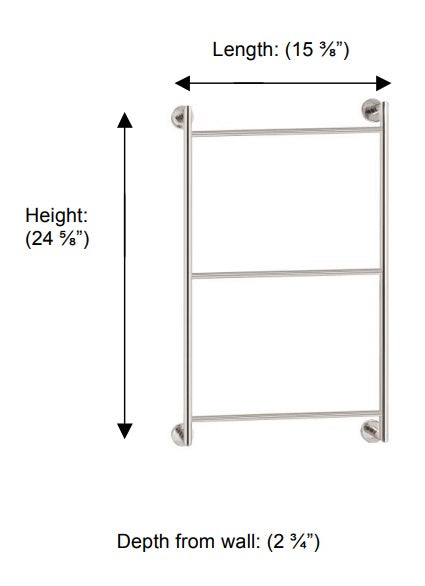 Valsan - POMBO AXIS Wall Mounted Towel Rack