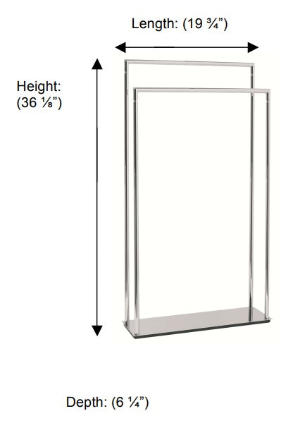 Valsan - POMBO AXIS Free Standing Towel Rail