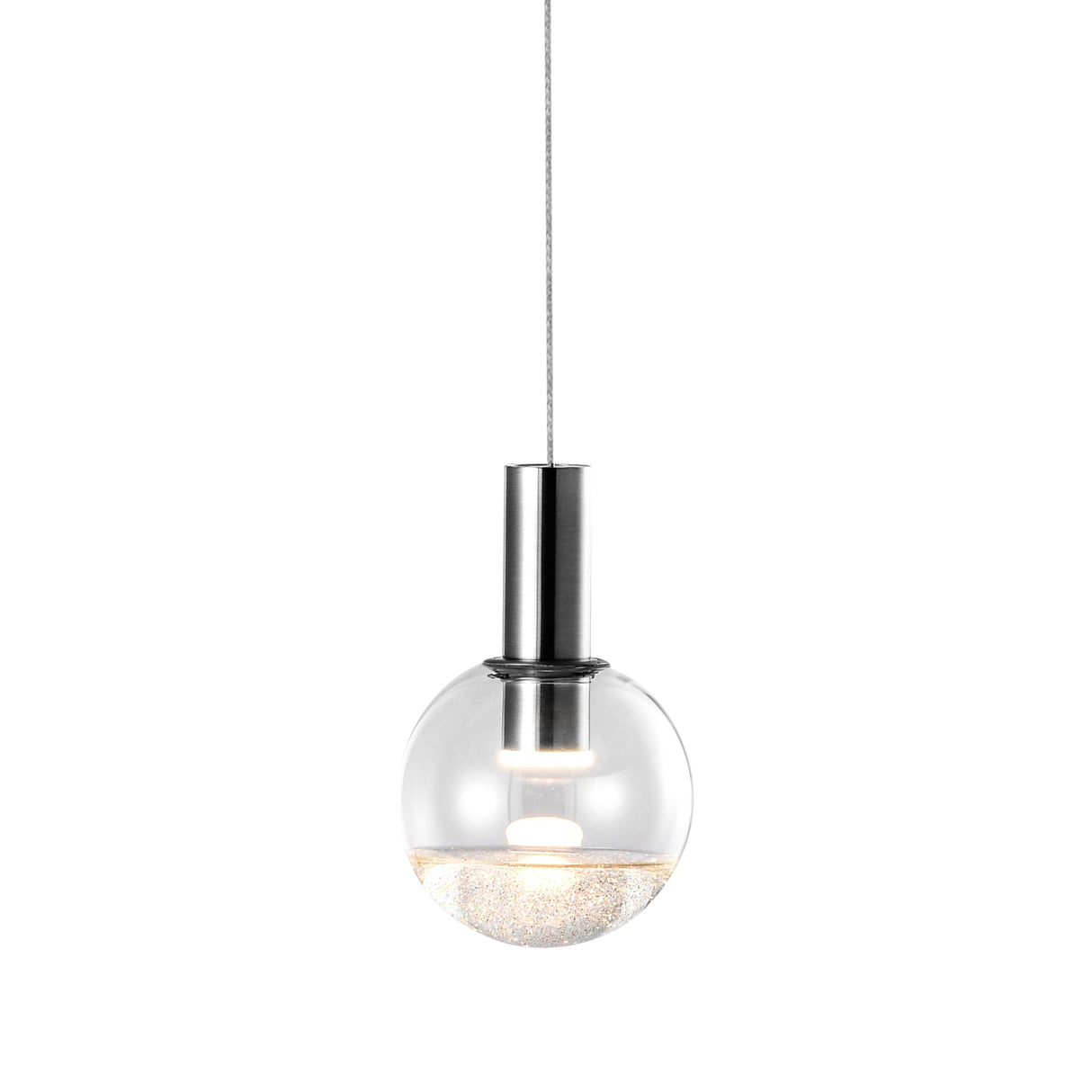 VONN Artisan Sienna VAP2181CH 5" Integrated LED ETL Certified Height Adjustable Pendant Light, Chrome