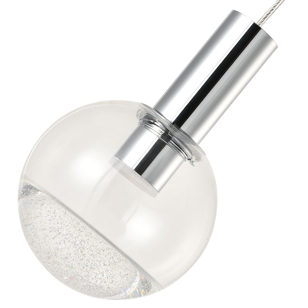 VONN Artisan Sienna VAP2181CH 5" Integrated LED ETL Certified Height Adjustable Pendant Light, Chrome