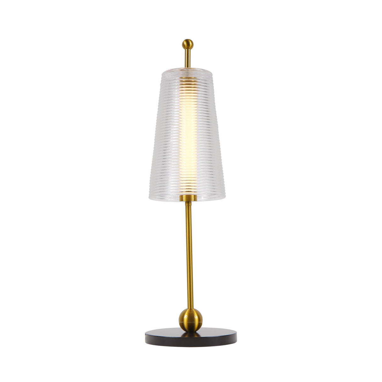 VONN Artisan Toscana VAT6101AB 20" Height Integrated LED ETL Certified Table Lamp with Touch Base Dimming