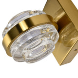 VONN Artisan Milano VAW1331AB 6" 1-Light Integrated LED ETL Certified Wall Sconce, Antique Brass