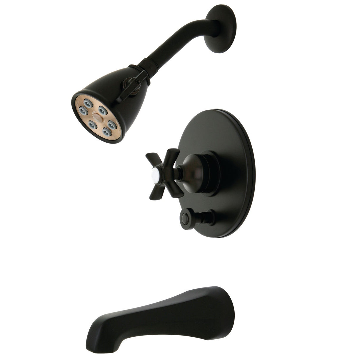 Millennium VB86950ZX Single-Handle 3-Hole Wall Mount Tub and Shower Faucet, Oil Rubbed Bronze