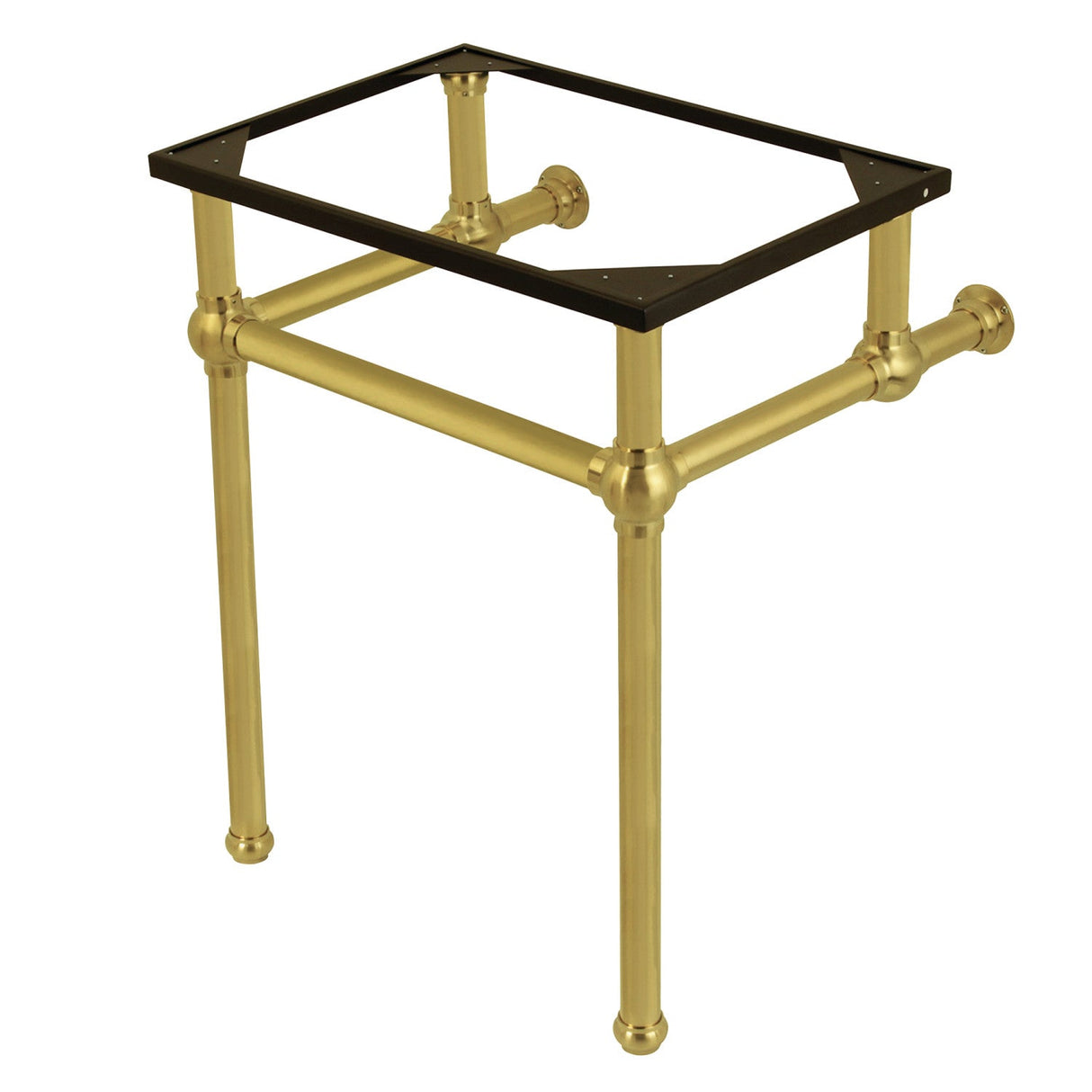 Templeton VBH242030SB Brass Console Sink Legs, Brushed Brass