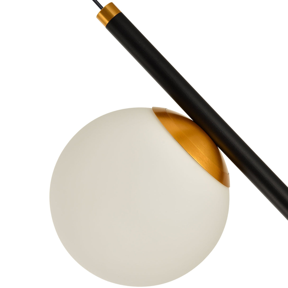 VONN Capri VCP2202BL 100-277V 11" 2-Light Integrated LED ETL Certified Height Adjustable Black Pendant, Black