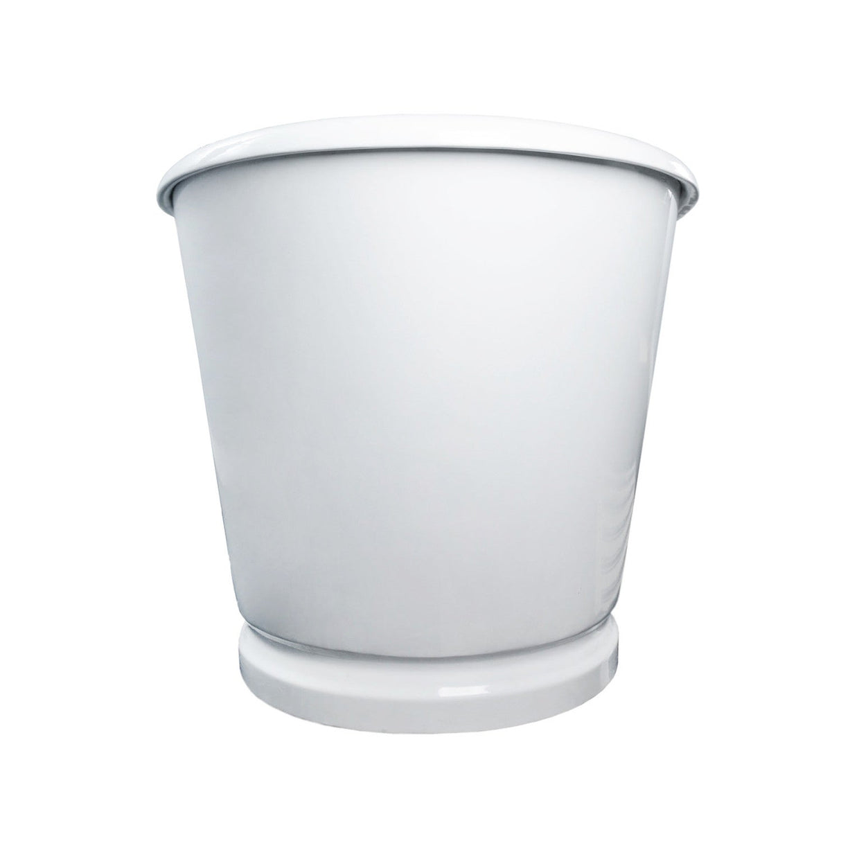 Aqua Eden VCTDS662829 66-Inch Double Slipper Cast Iron Skirted Pedestal Tub, White