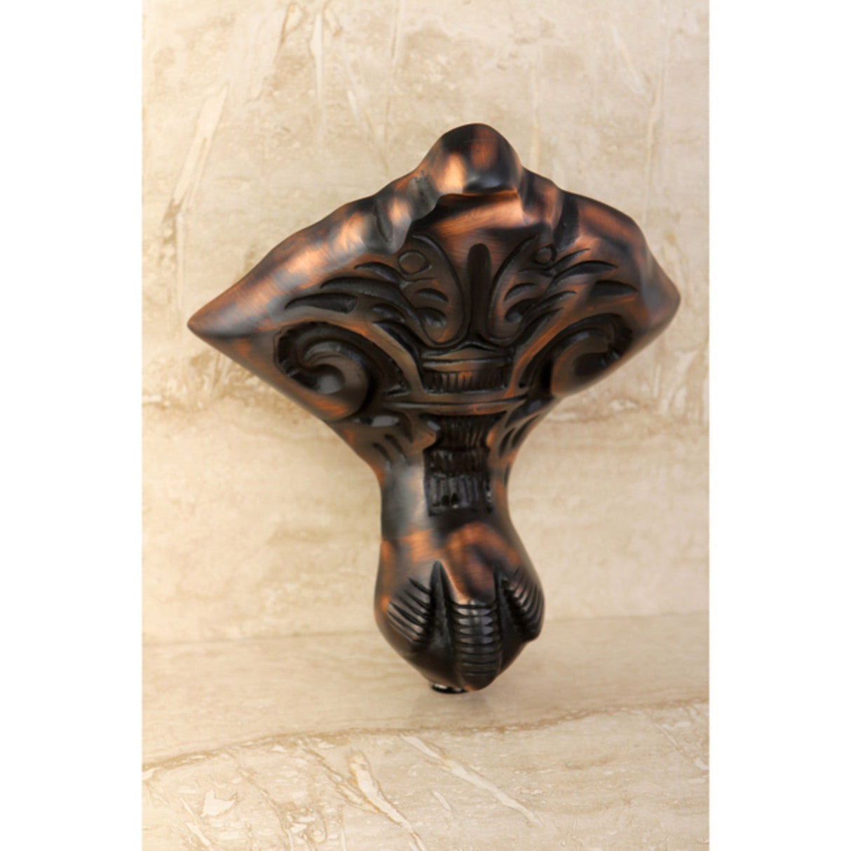 Aqua Eden VCTNB5 4-Piece (Set) Bourbon Cast Iron Tub Feet, Oil Rubbed Bronze