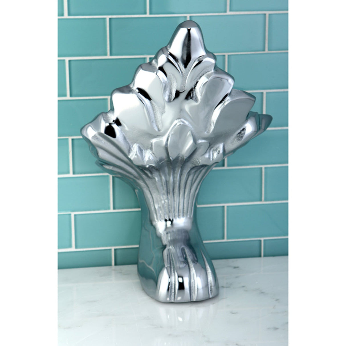Aqua Eden VCTNC1 4-Piece (Set) Lion Cast Iron Tub Feet, Polished Chrome