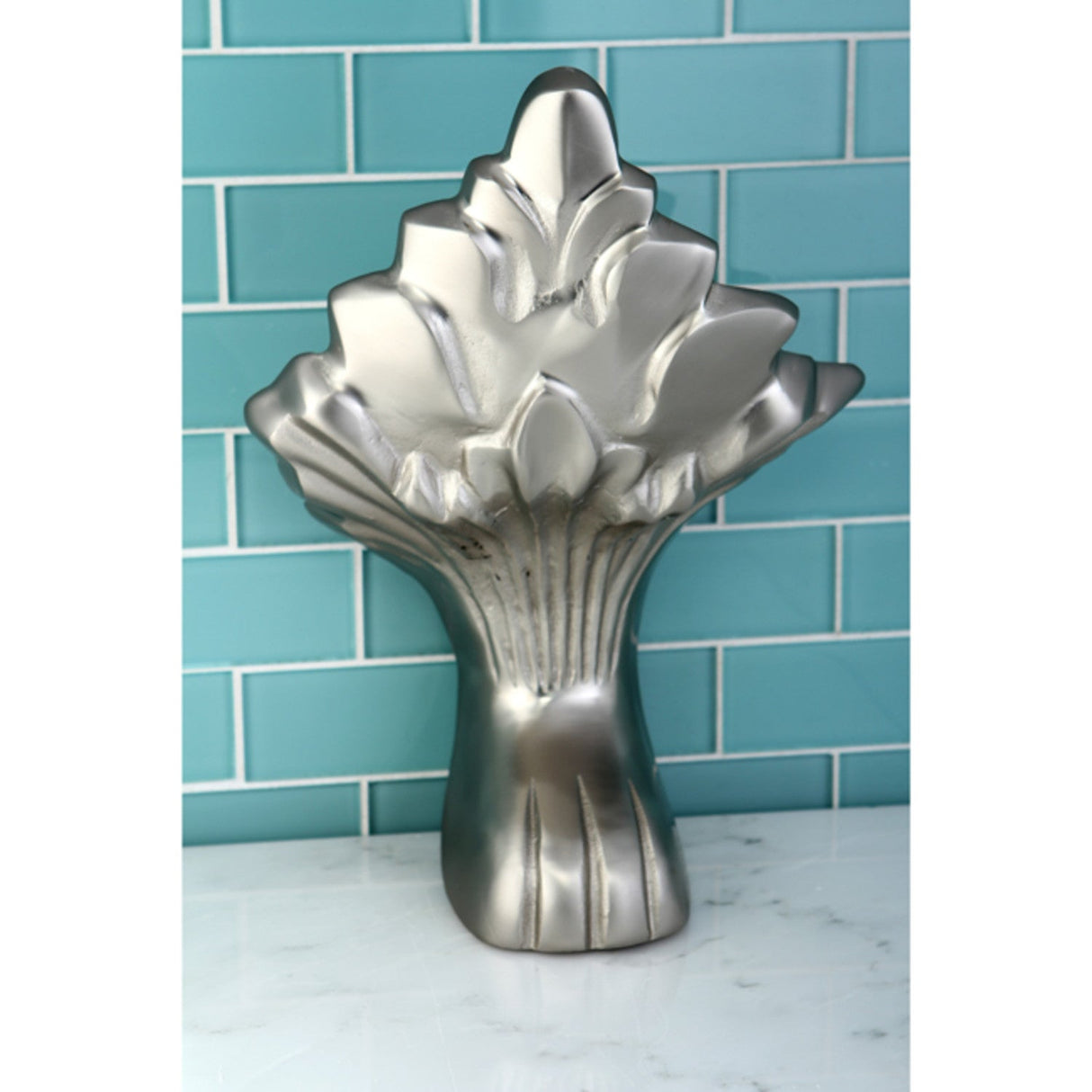Aqua Eden VCTNC8 4-Piece (Set) Lion Cast Iron Tub Feet, Brushed Nickel