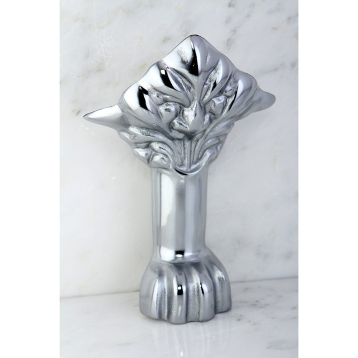 Aqua Eden VCTNH1 4-Piece (Set) Lion Paw Cast Iron Tub Feet, Polished Chrome
