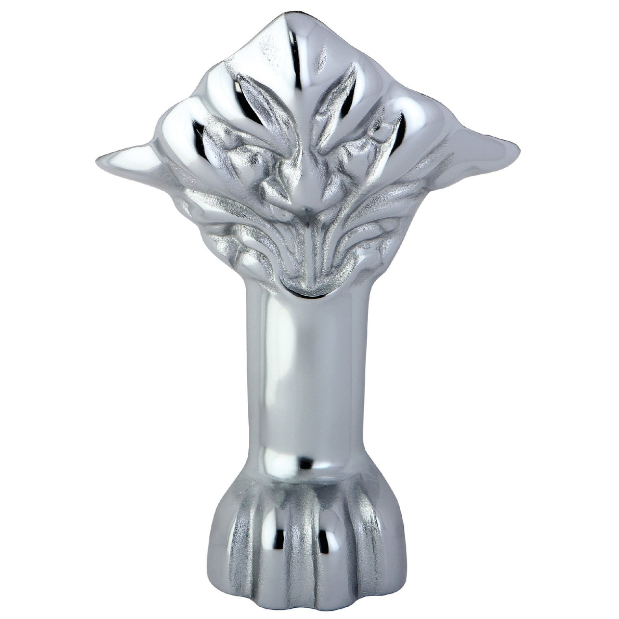 Aqua Eden VCTNH1 4-Piece (Set) Lion Paw Cast Iron Tub Feet, Polished Chrome