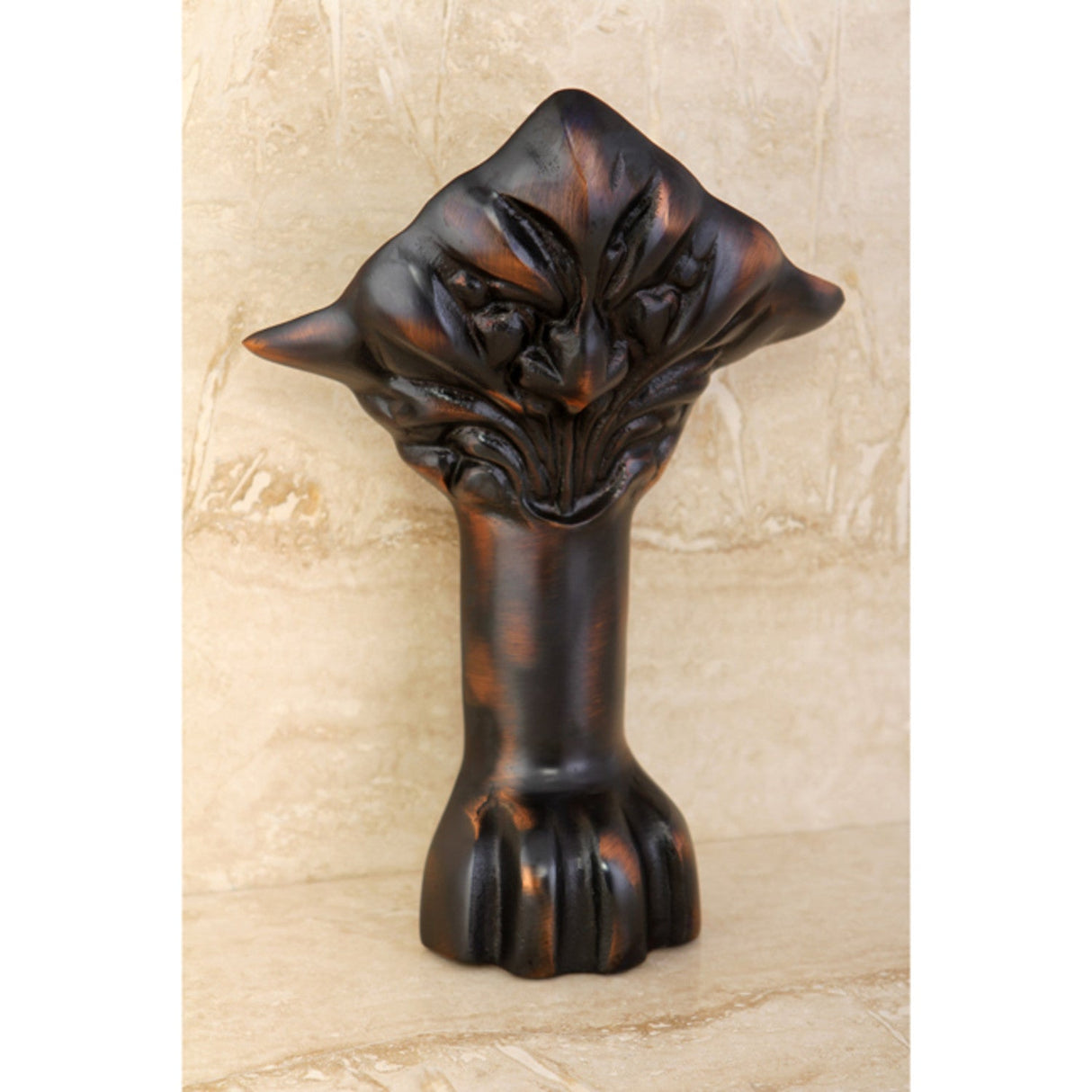 Aqua Eden VCTNH5 4-Piece (Set) Lion Paw Cast Iron Tub Feet, Oil Rubbed Bronze
