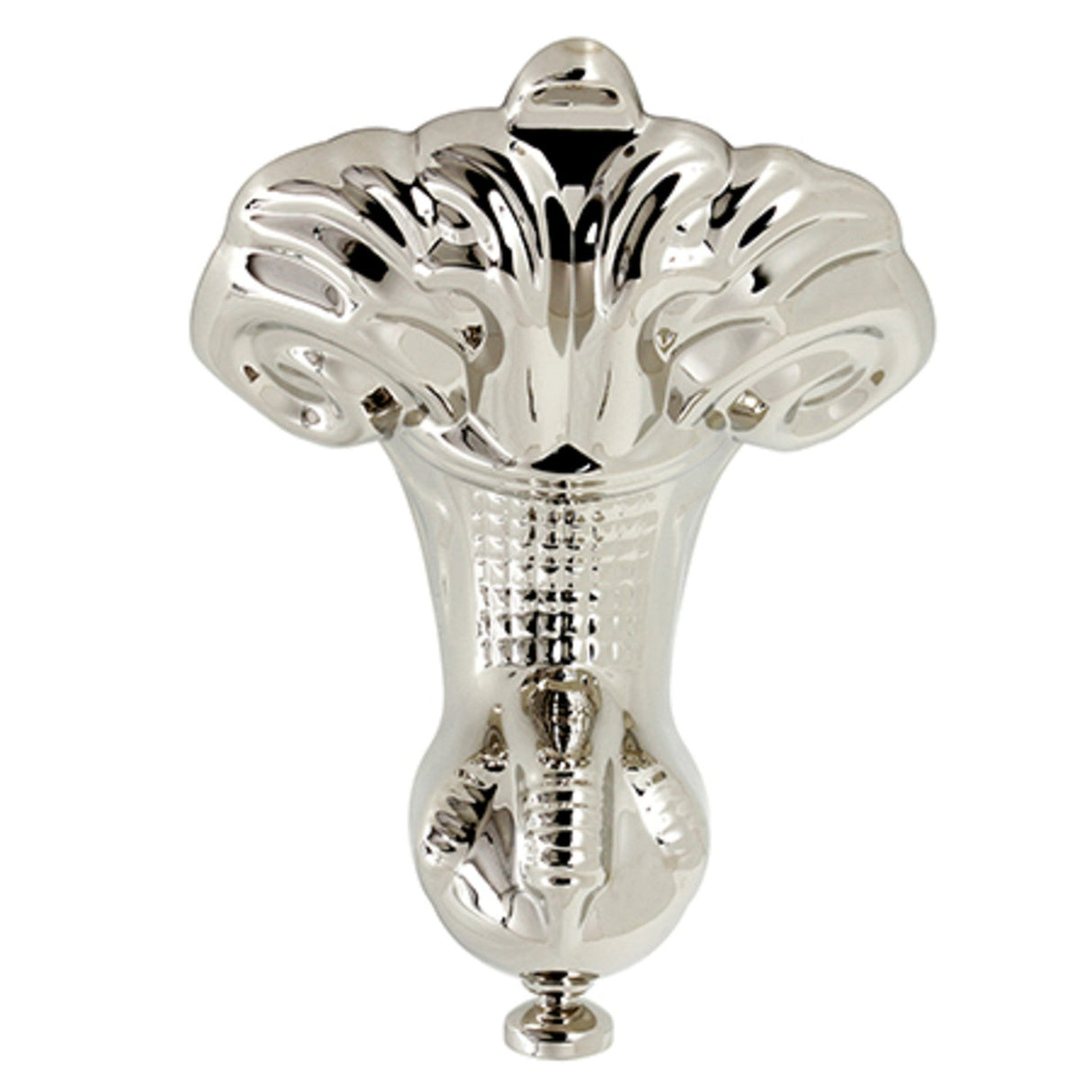 Aqua Eden VFMHJN6 4-Piece (Set) Aluminum Tub Feet, Polished Nickel