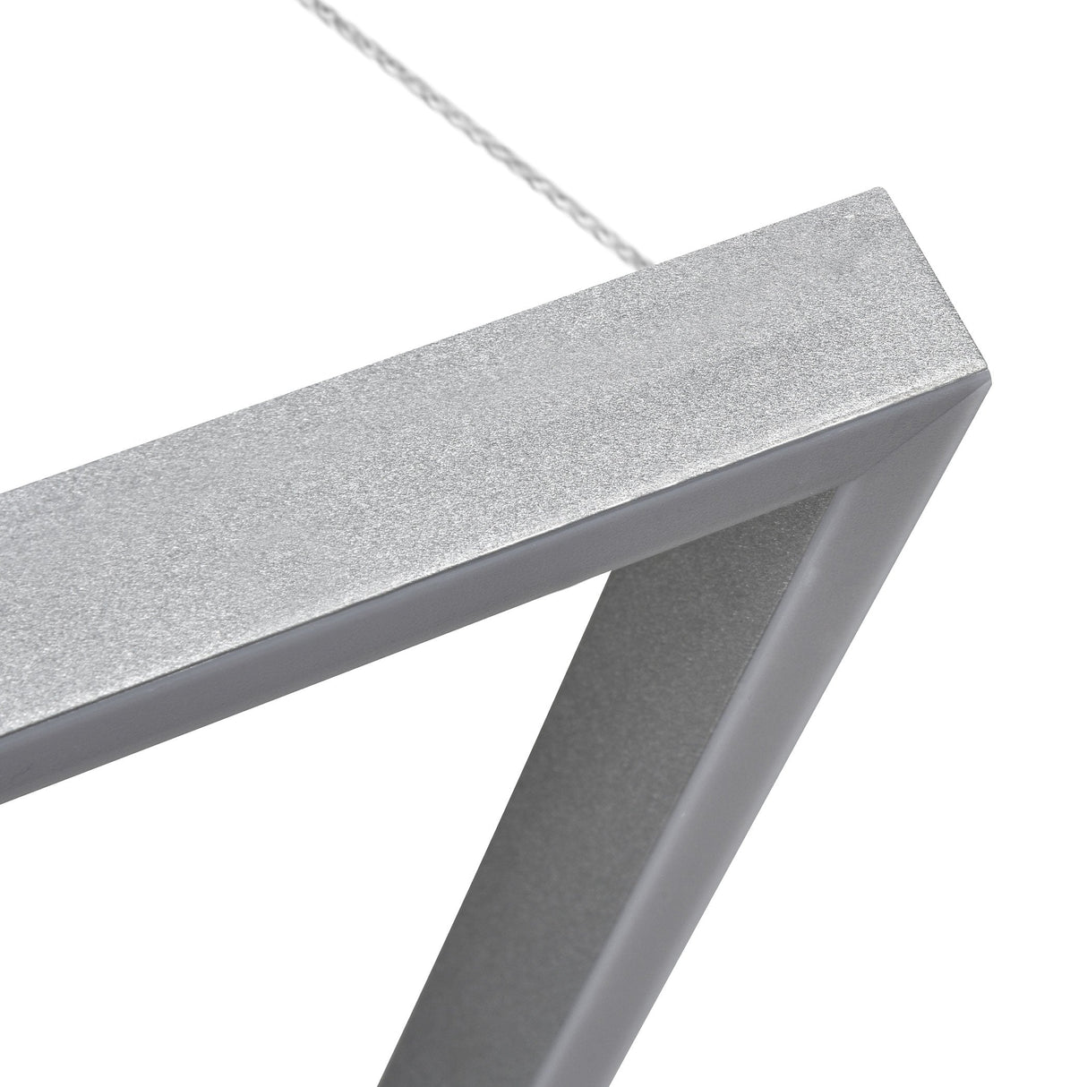 VONN Atria Duo VMC31710AL 29" Integrated LED ETL Certified Chandelier, Height Adjustable Silver Pendant