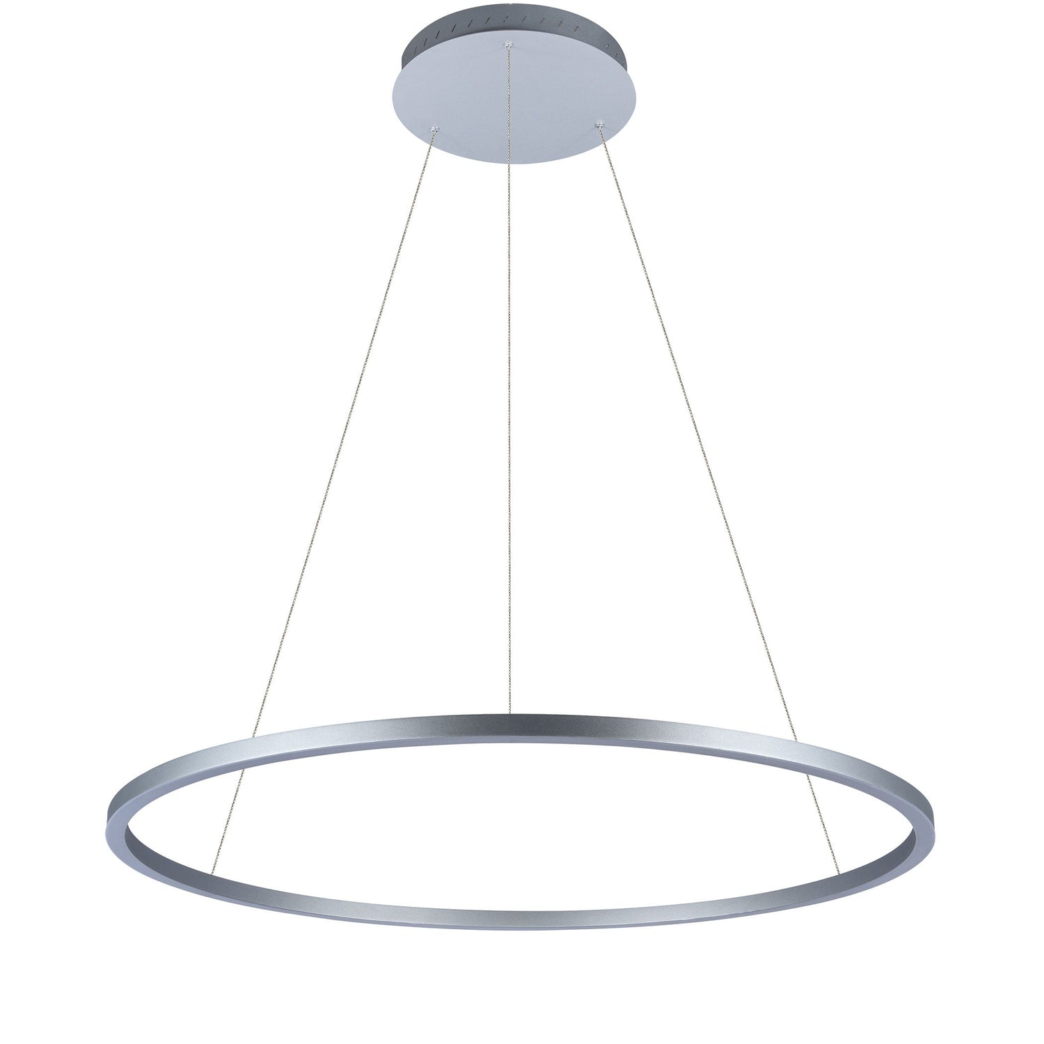 VONN Tania VMC34911AL 39" ETL Certified Integrated LED Chandelier Height Adjustable Pendant in Silver