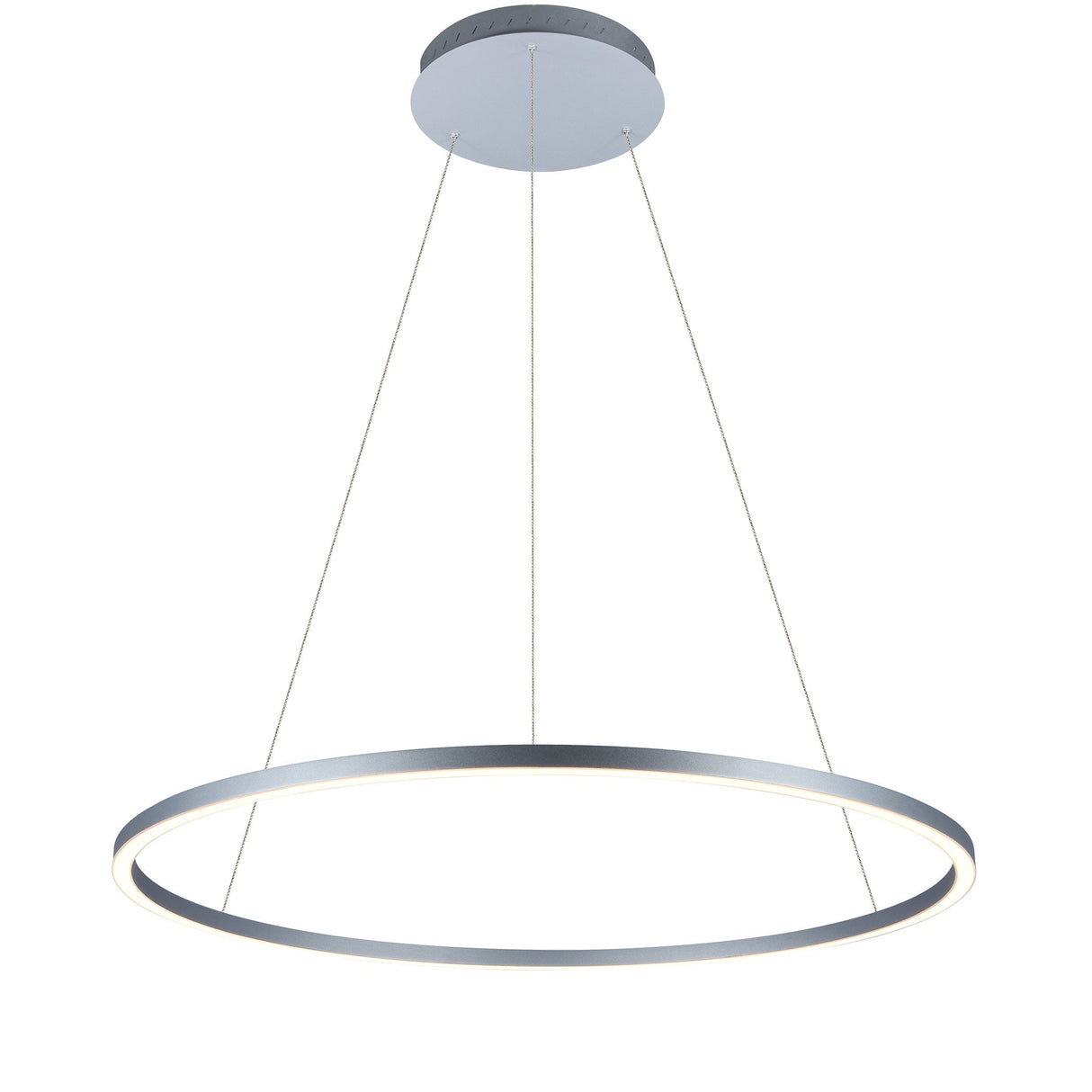VONN Tania VMC34911AL 39" ETL Certified Integrated LED Chandelier Height Adjustable Pendant in Silver