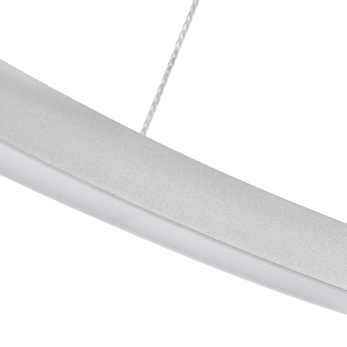 VONN Tania VMC34911AL 39" ETL Certified Integrated LED Chandelier Height Adjustable Pendant in Silver