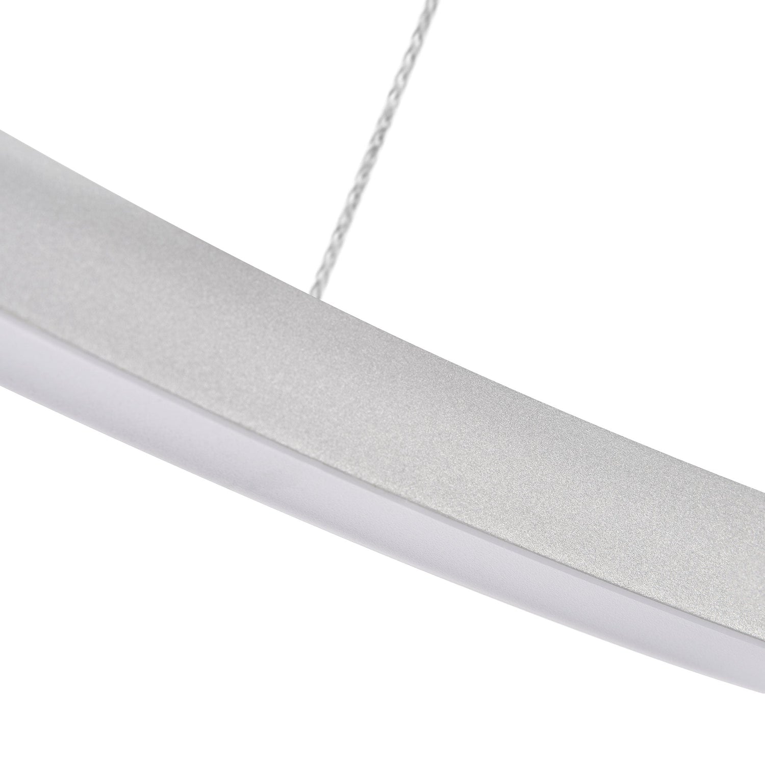 VONN Tania VMC34911AL 39" ETL Certified Integrated LED Chandelier Height Adjustable Pendant in Silver