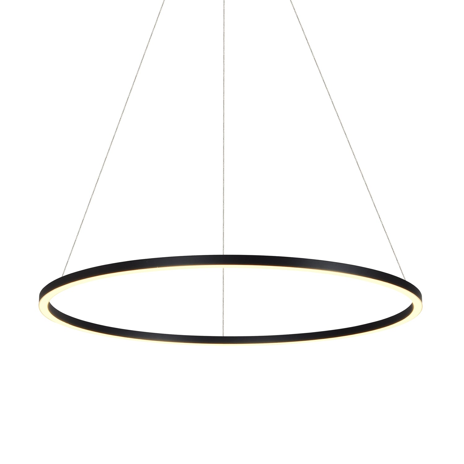VONN Tania VMC34911BL 39" ETL Certified Integrated LED Chandelier Height Adjustable Pendant in Black
