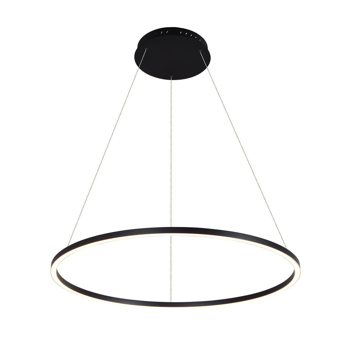 VONN Tania VMC34911BL 39" ETL Certified Integrated LED Chandelier Height Adjustable Pendant in Black