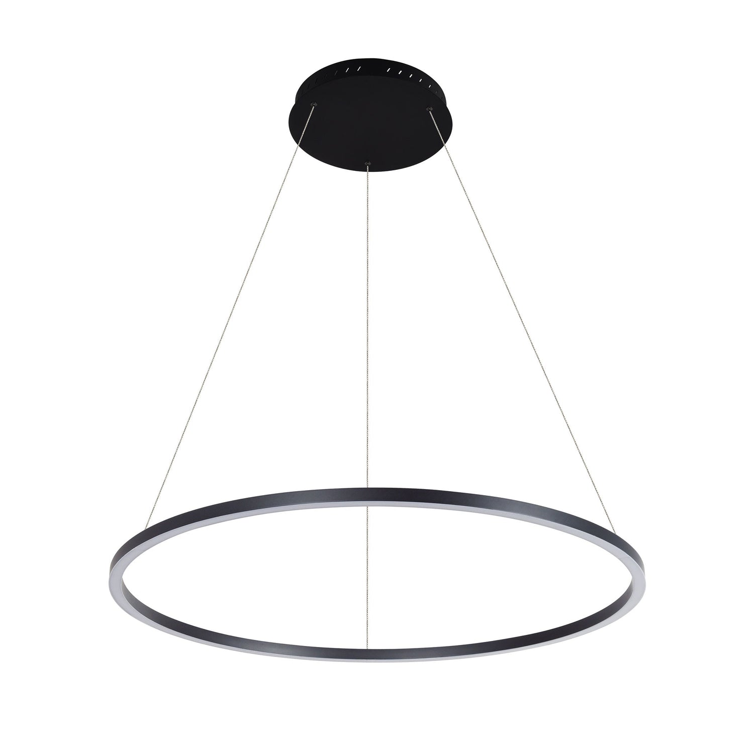 VONN Tania VMC34911BL 39" ETL Certified Integrated LED Chandelier Height Adjustable Pendant in Black