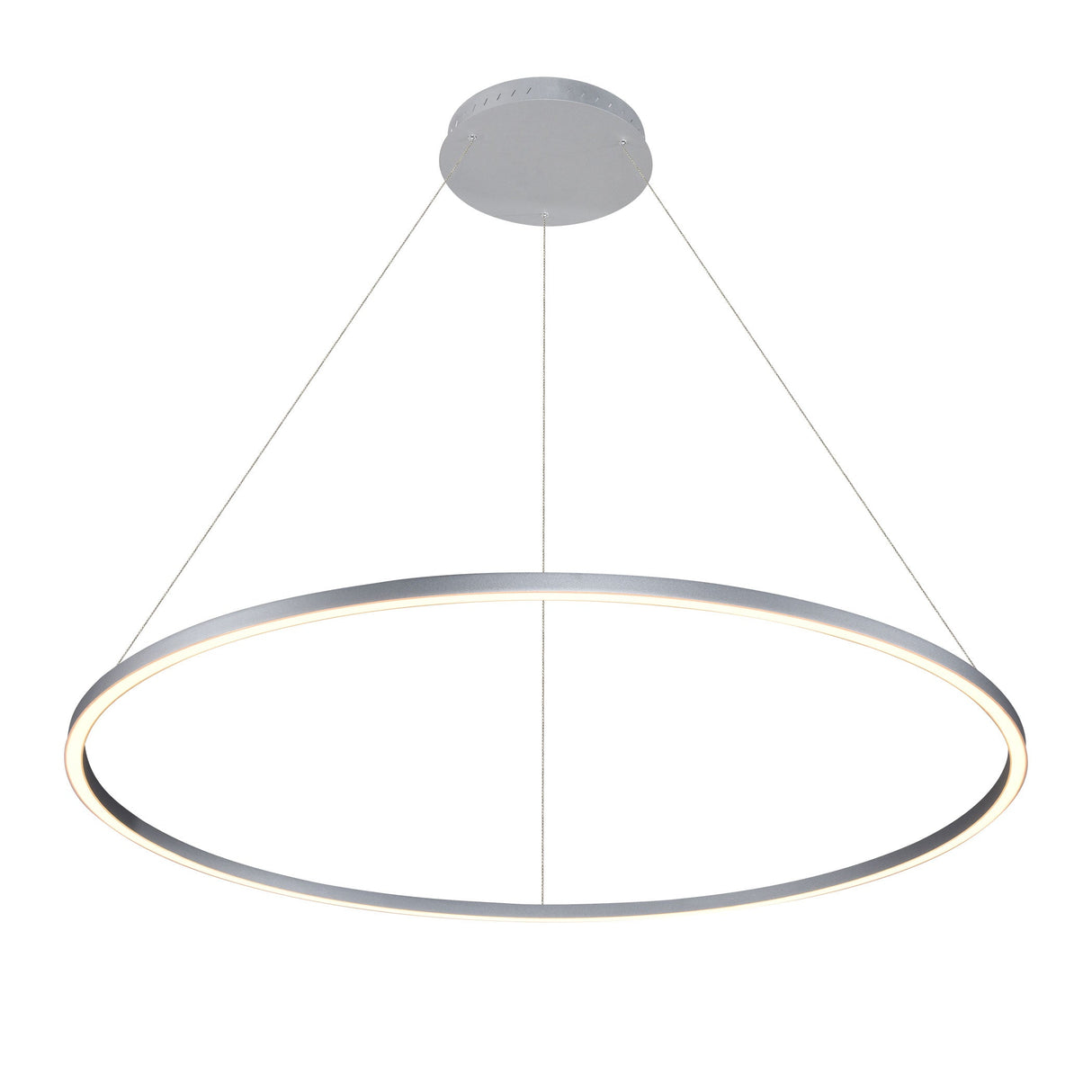 VONN Tania VMC34912AL 51" ETL Certified Integrated LED Chandelier Height Adjustable Pendant in Silver