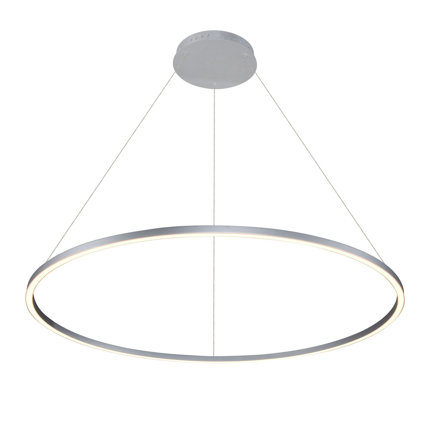 VONN Tania VMC34912AL 51" ETL Certified Integrated LED Chandelier Height Adjustable Pendant in Silver