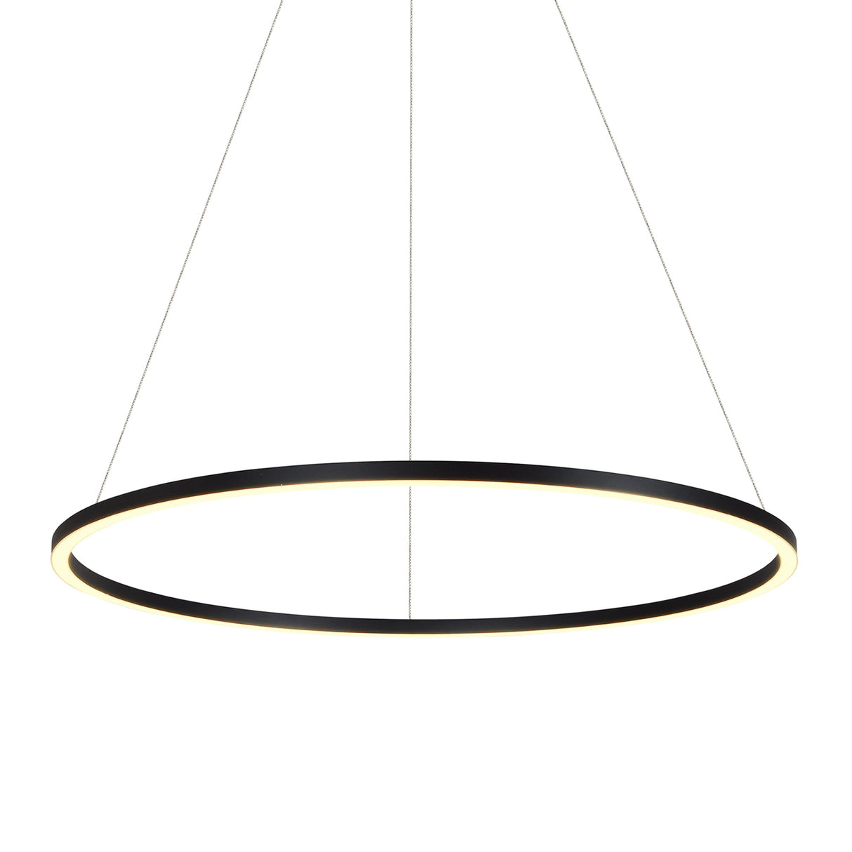 VONN Tania VMC34912BL 51" ETL Certified Integrated LED Chandelier Height Adjustable Pendant in Black