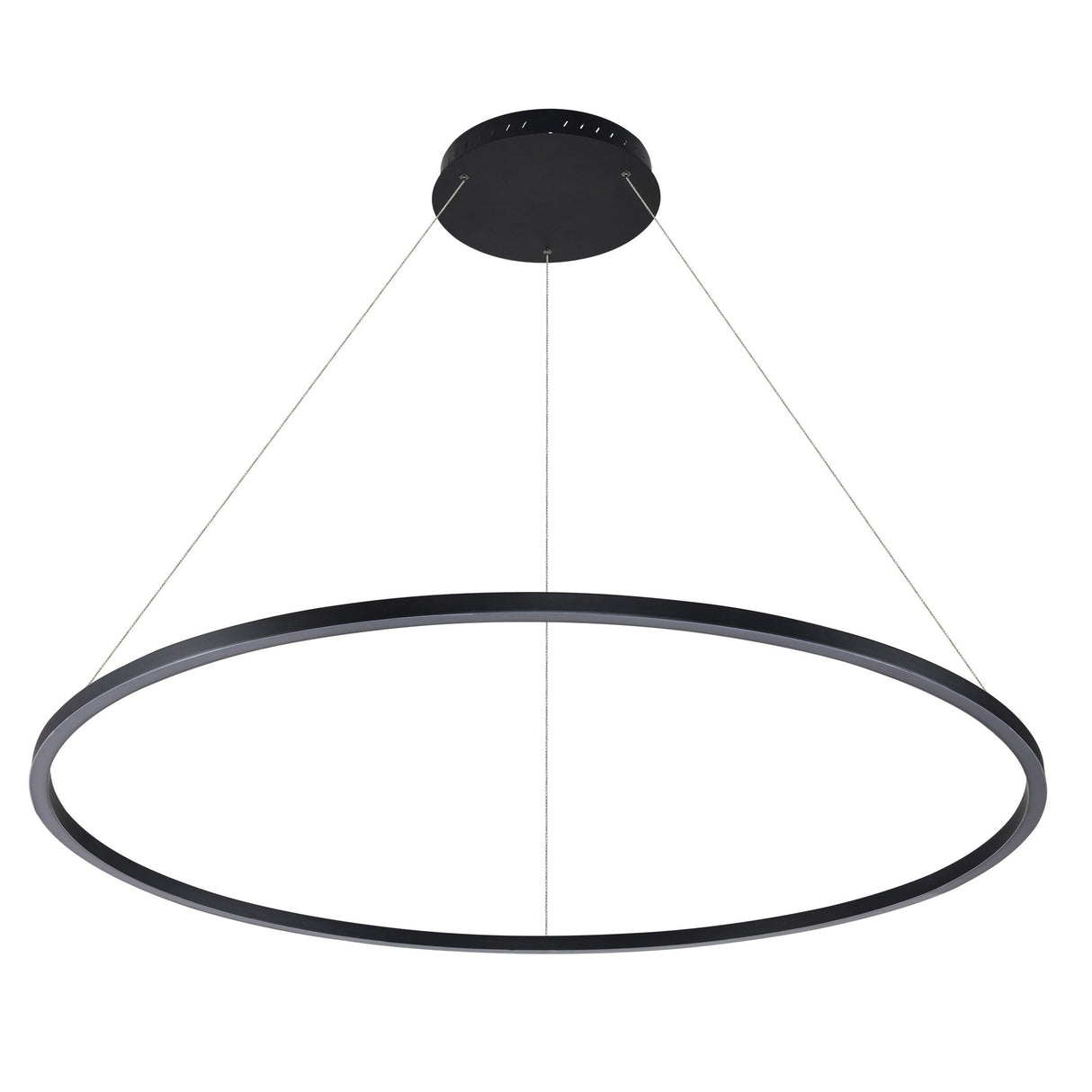 VONN Tania VMC34912BL 51" ETL Certified Integrated LED Chandelier Height Adjustable Pendant in Black