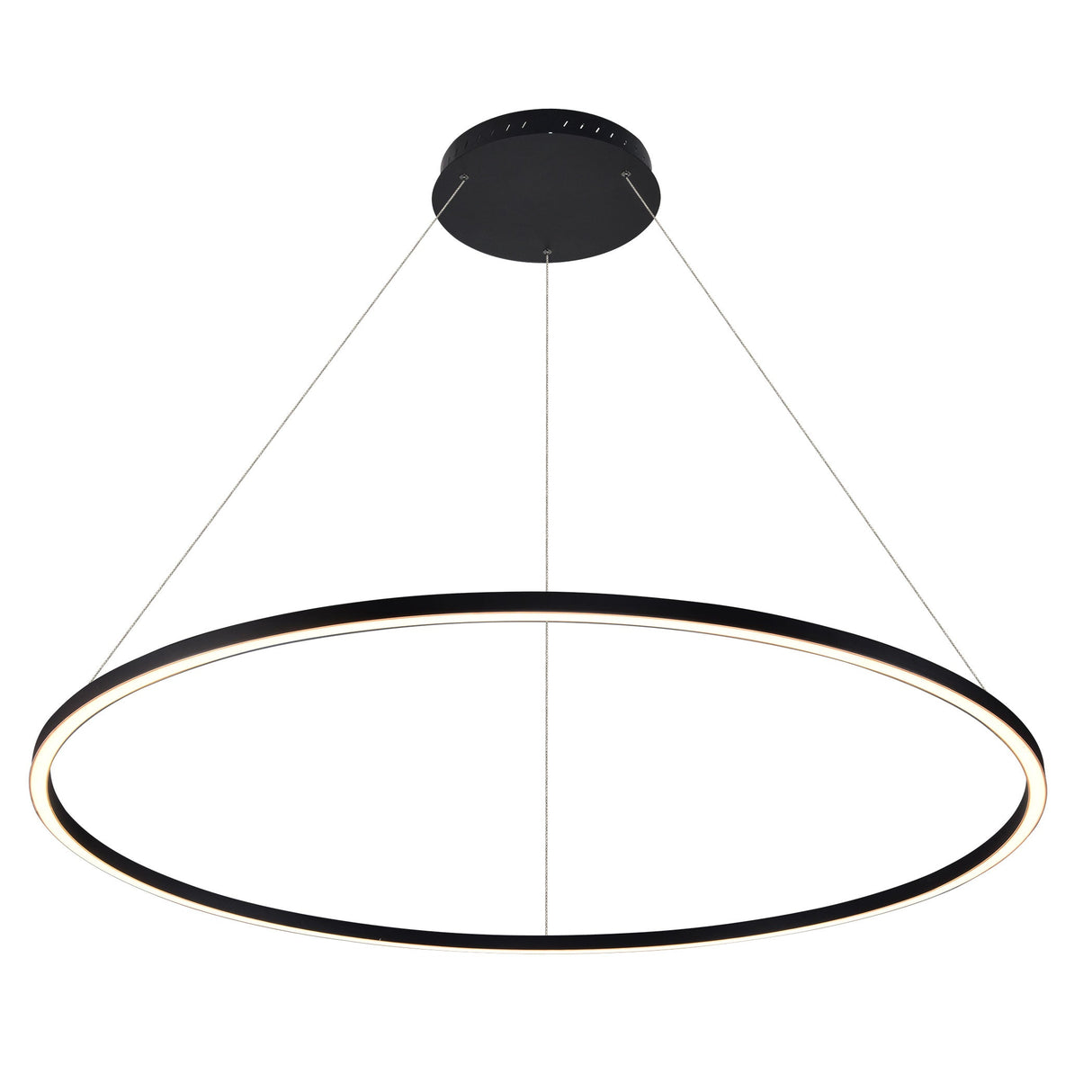 VONN Tania VMC34912BL 51" ETL Certified Integrated LED Chandelier Height Adjustable Pendant in Black