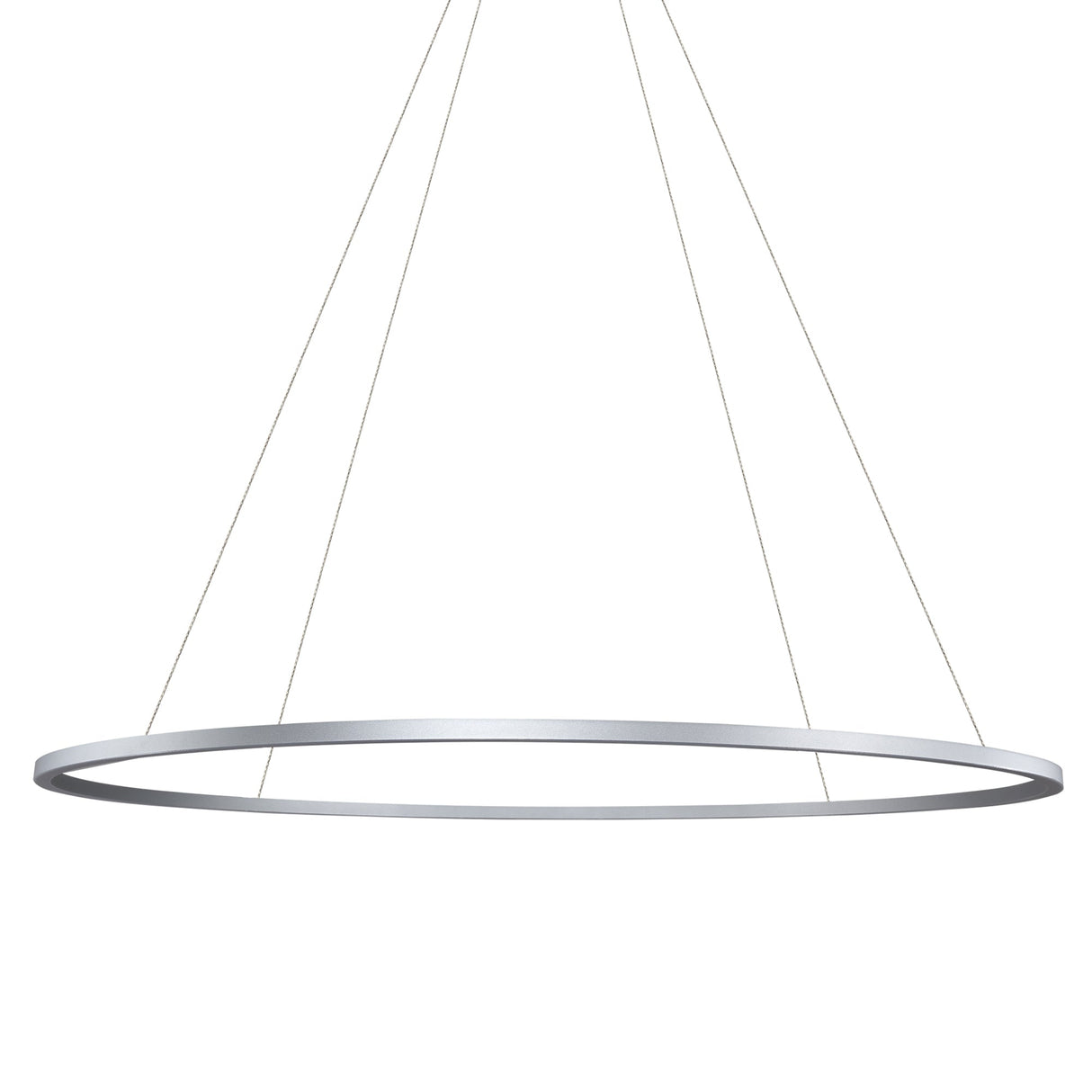 VONN Tania VMC34960AL 60" Integrated LED ETL Certified Chandelier, Height Adjustable Pendant in Silver
