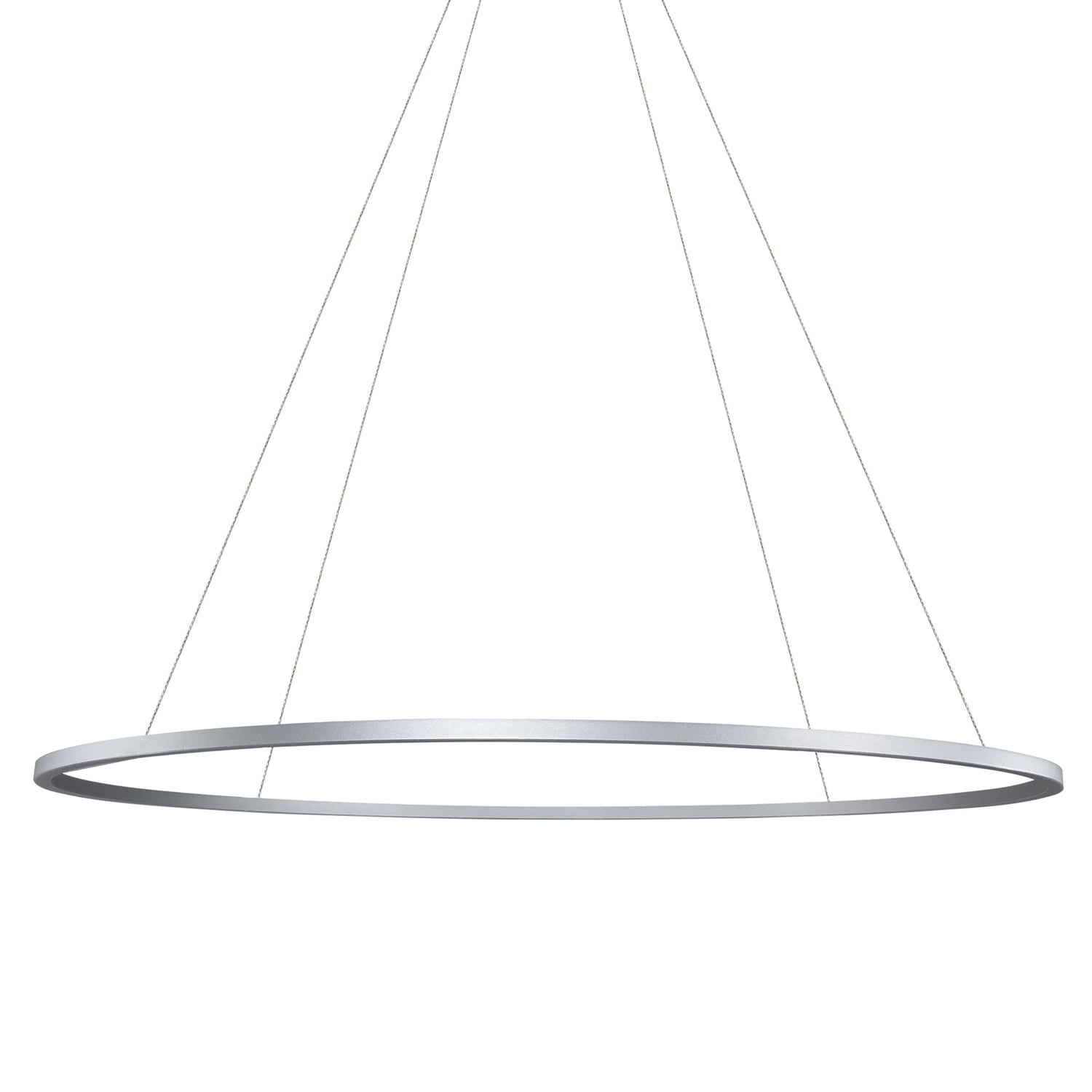 VONN Tania VMC34960AL 60" Integrated LED ETL Certified Chandelier, Height Adjustable Pendant in Silver