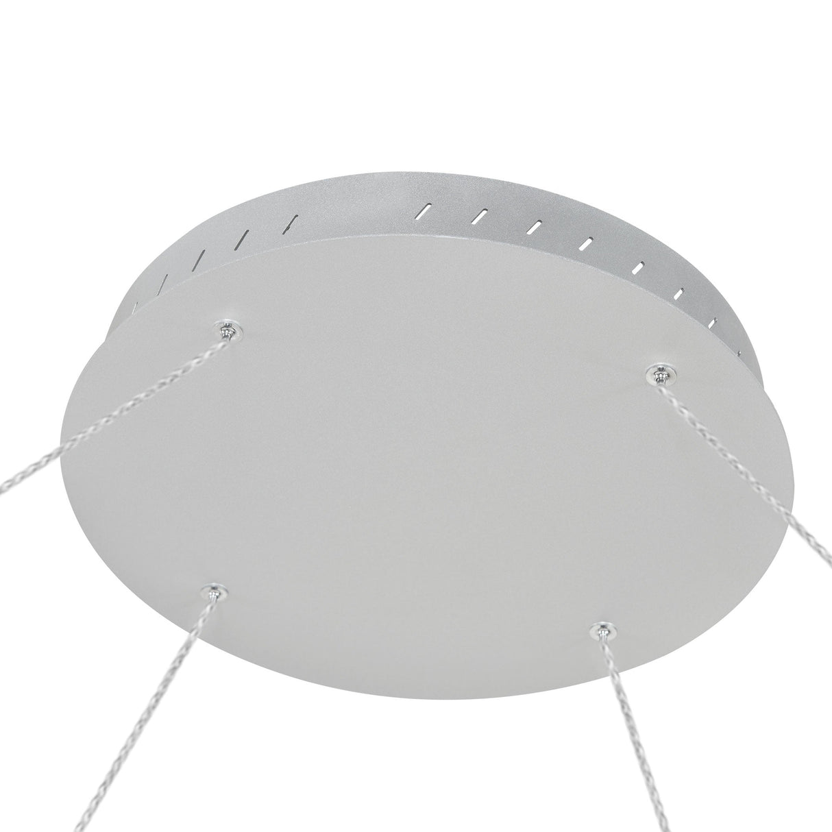 VONN Tania VMC34960AL 60" Integrated LED ETL Certified Chandelier, Height Adjustable Pendant in Silver