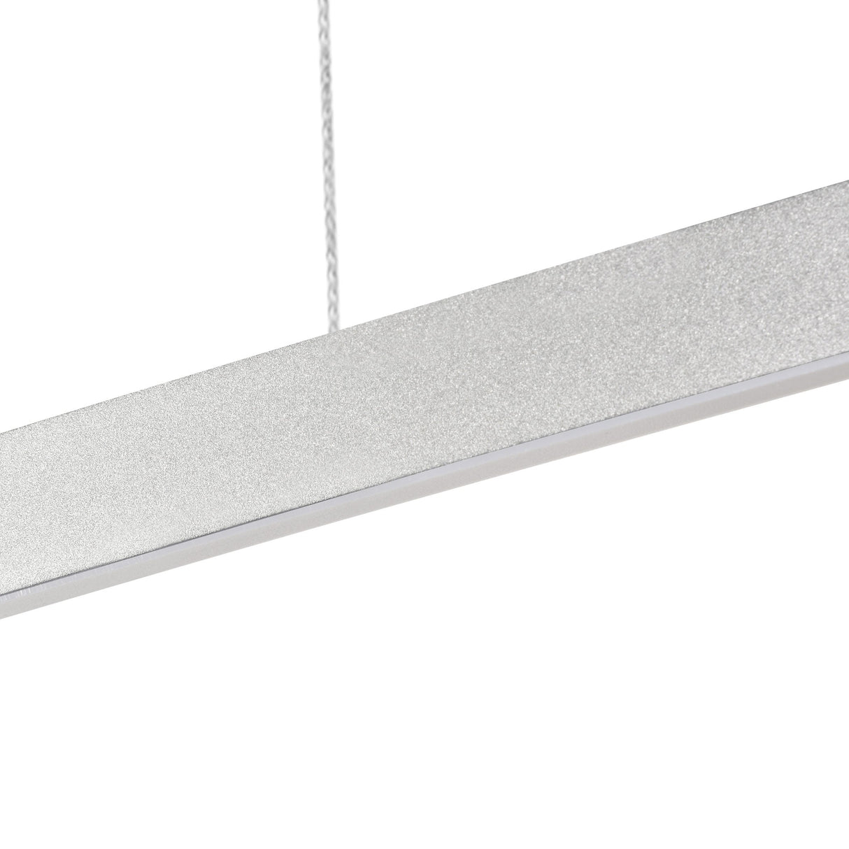 VONN Tania VMC34960AL 60" Integrated LED ETL Certified Chandelier, Height Adjustable Pendant in Silver