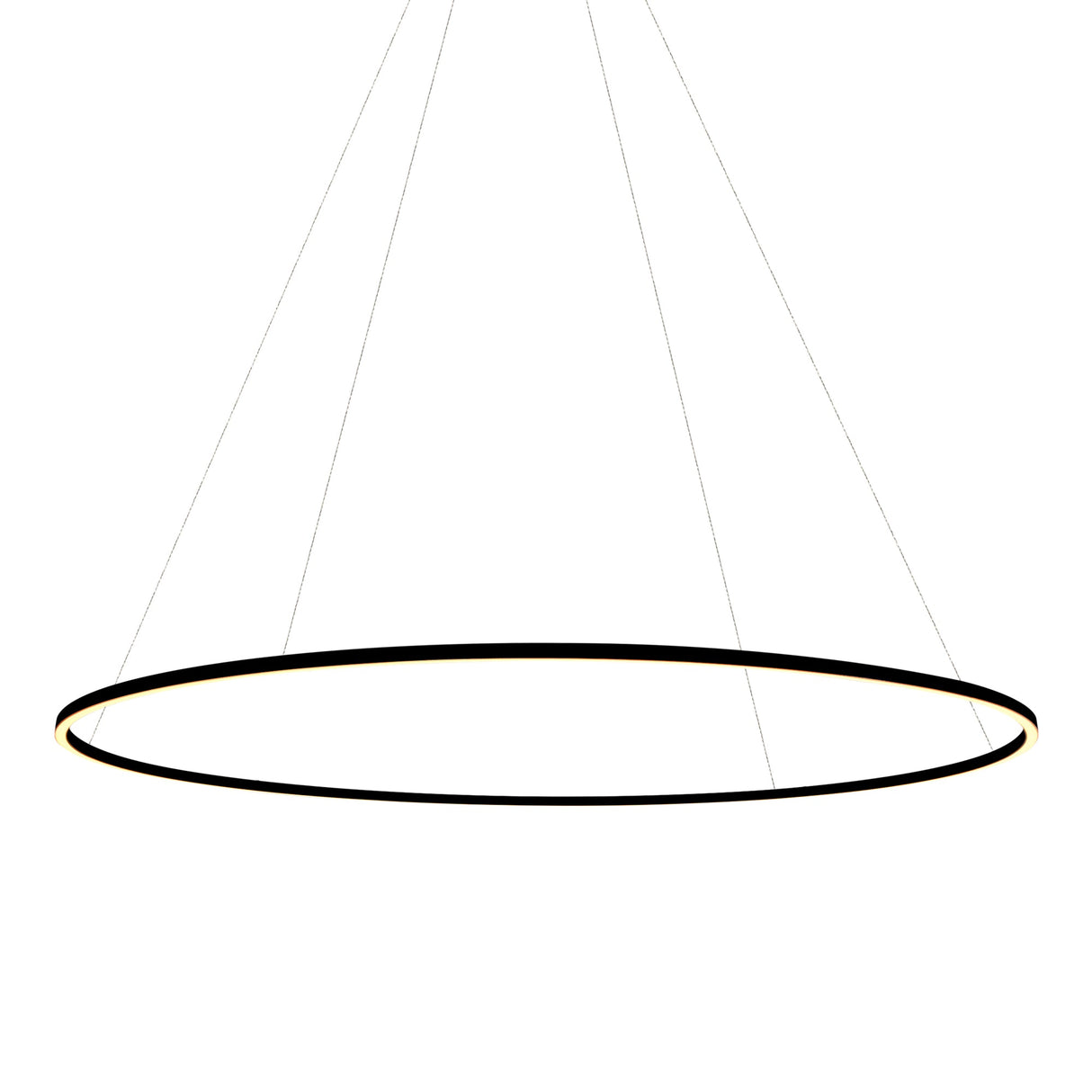 VONN Tania VMC34960BL 60" Integrated LED ETL Certified Chandelier, Height Adjustable Pendant in Black