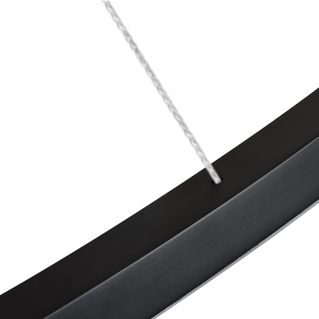 VONN Tania VMC34960BL 60" Integrated LED ETL Certified Chandelier, Height Adjustable Pendant in Black