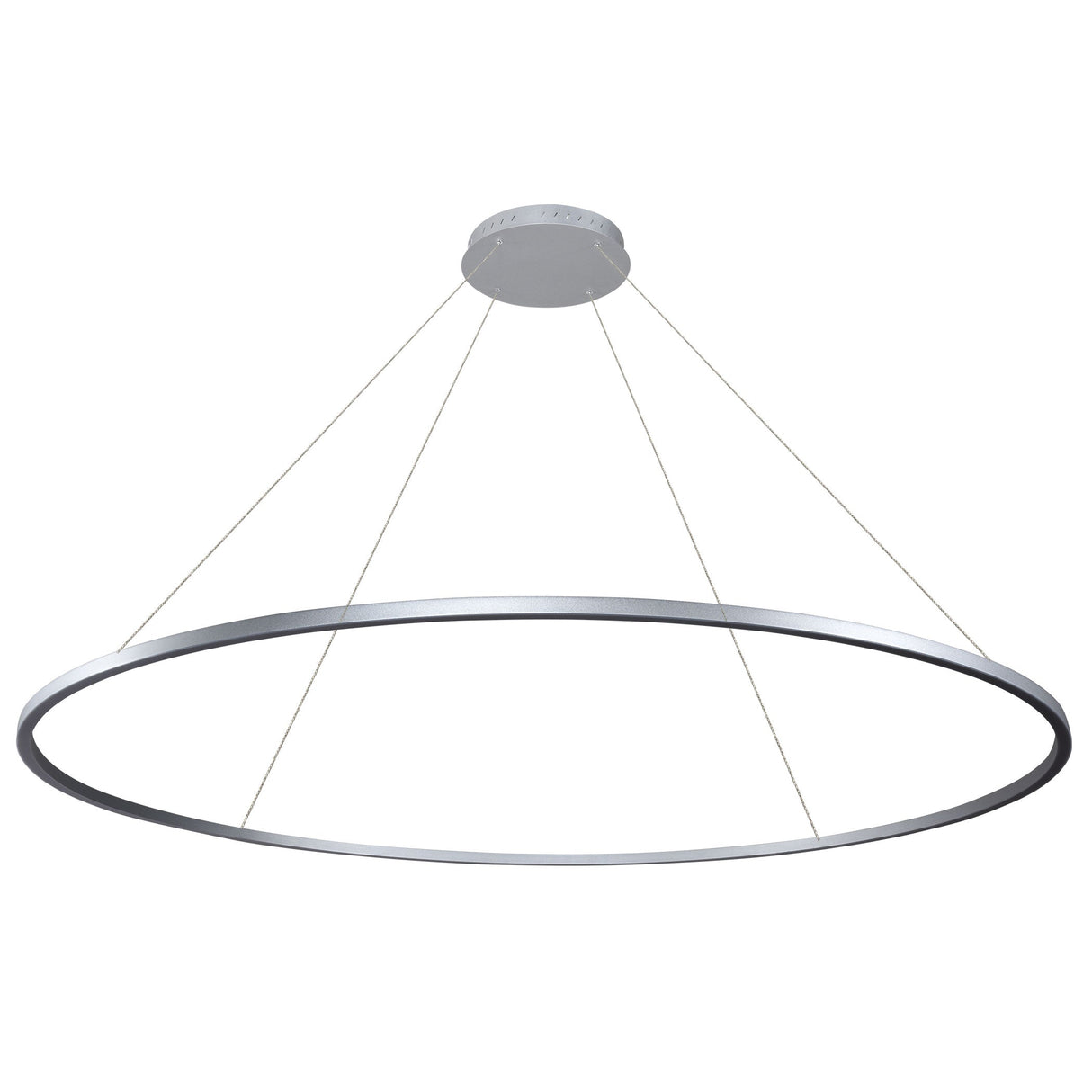 VONN Tania VMC34972AL 72" Integrated LED ETL Certified Chandelier, Height Adjustable Pendant in Silver