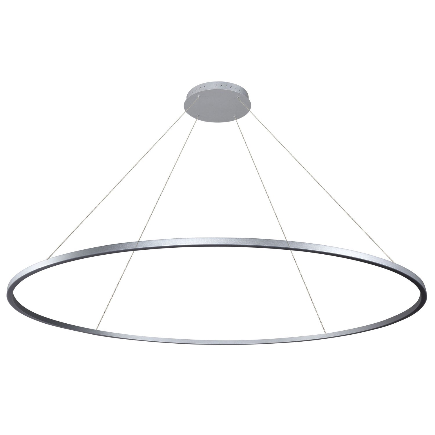 VONN Tania VMC34972AL 72" Integrated LED ETL Certified Chandelier, Height Adjustable Pendant in Silver