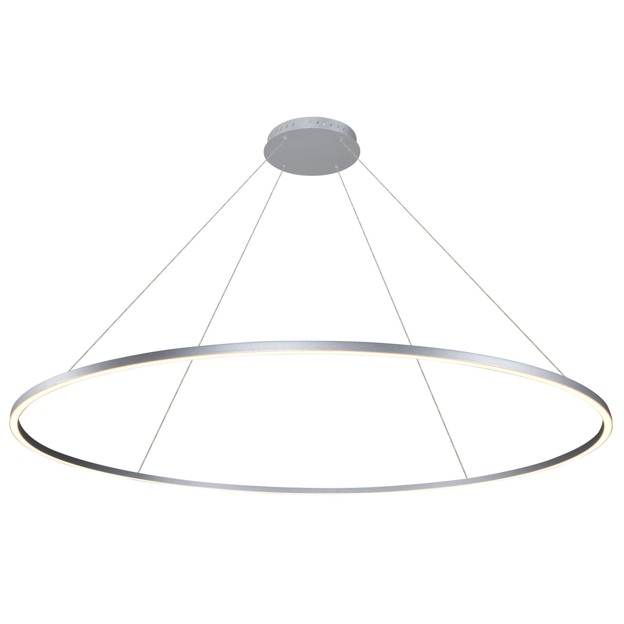 VONN Tania VMC34972AL 72" Integrated LED ETL Certified Chandelier, Height Adjustable Pendant in Silver