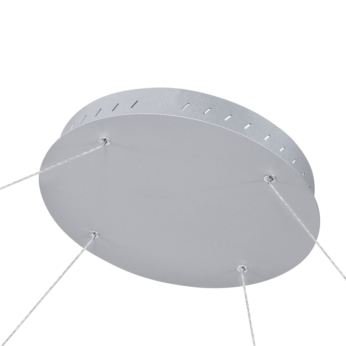 VONN Tania VMC34972AL 72" Integrated LED ETL Certified Chandelier, Height Adjustable Pendant in Silver