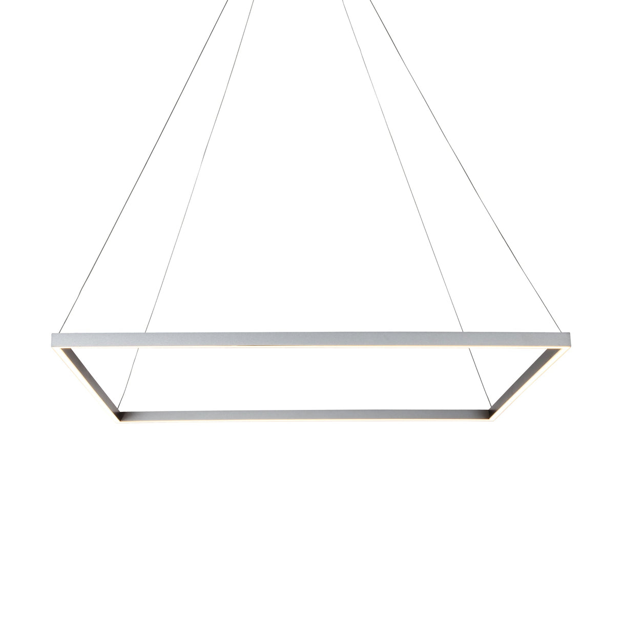 VONN Atria VMC35511AL 39" ETL Certified Integrated LED Chandelier, Height Adjustable Pendant in Silver