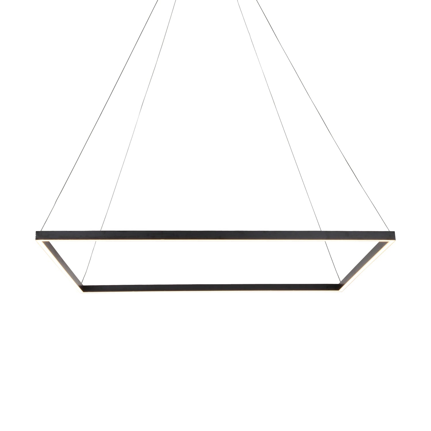 VONN Atria VMC35511BL 39" ETL Certified Integrated LED Chandelier, Height Adjustable Pendant in Black