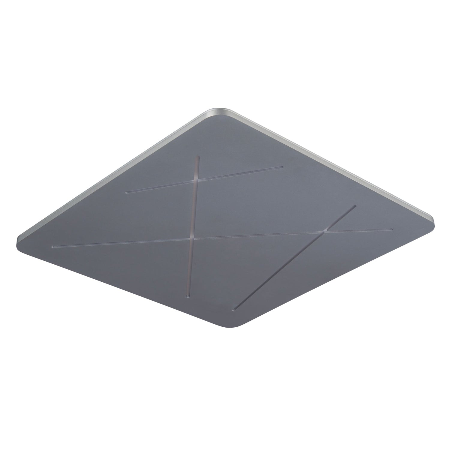 VONN Tureis VMCF41200AL 18" Integrated LED ETL Certified Ceiling Light Square Flush Mount in Silver
