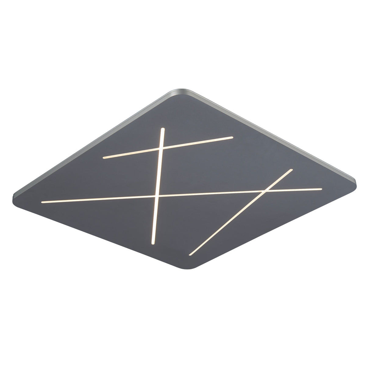 VONN Tureis VMCF41200AL 18" Integrated LED ETL Certified Ceiling Light Square Flush Mount in Silver