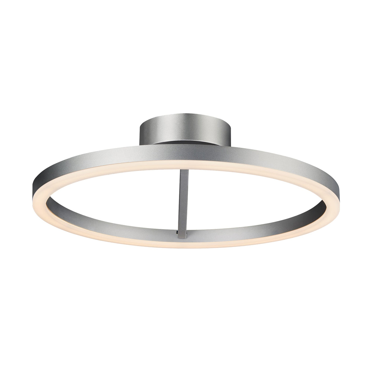 VONN Zuben VMCF41300AL 20" Integrated LED ETL Certified Ceiling Lighting Circular Semi Flush in Silver