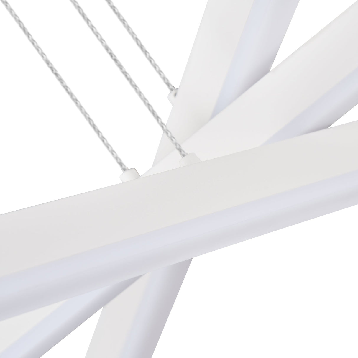 VONN Sirius VMP25030WH 40" ETL Certified Integrated LED Pendant, Height Adjustable Chandelier in White