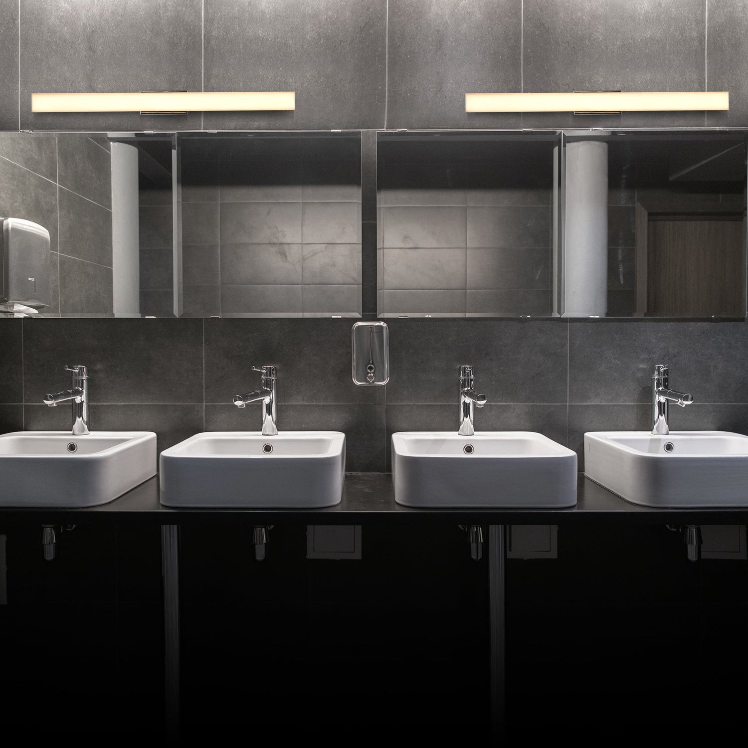 VONN Procyon VMW11200CH 24" Integrated AC LED ADA Compliant ETL Certified Bathroom Wall Fixture in Chrome